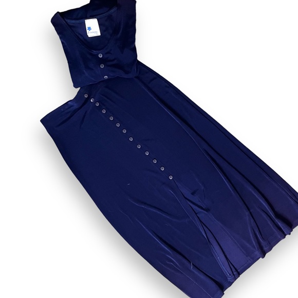 Vintage Matching Button Up Blouse & Skirt Set - Picture 3 of 13